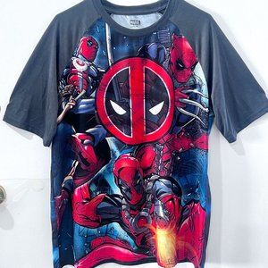 Disney Marvel Deadpool Grey Men’s T-Shirt